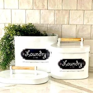 Large and Medium Laundry Tin